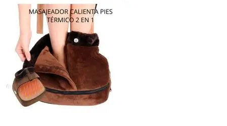 Masajeador Calienta Pies Térmico 2 en 1