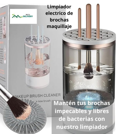 Limpiador eléctrico de brochas maquillaje